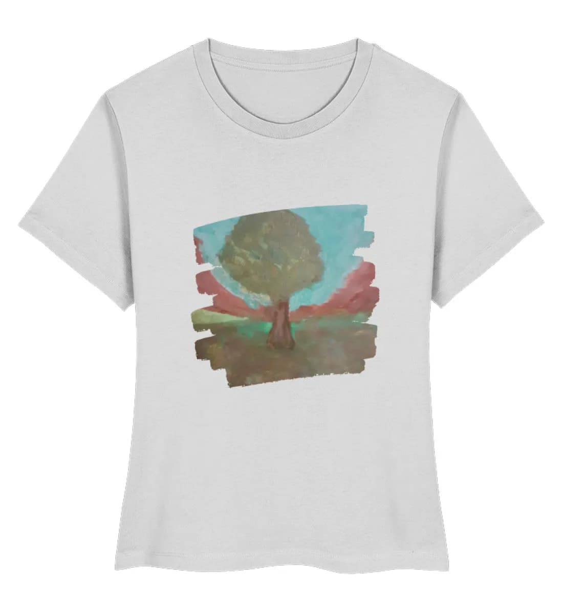 Baum im Tal - Damen Premium Bio Shirt