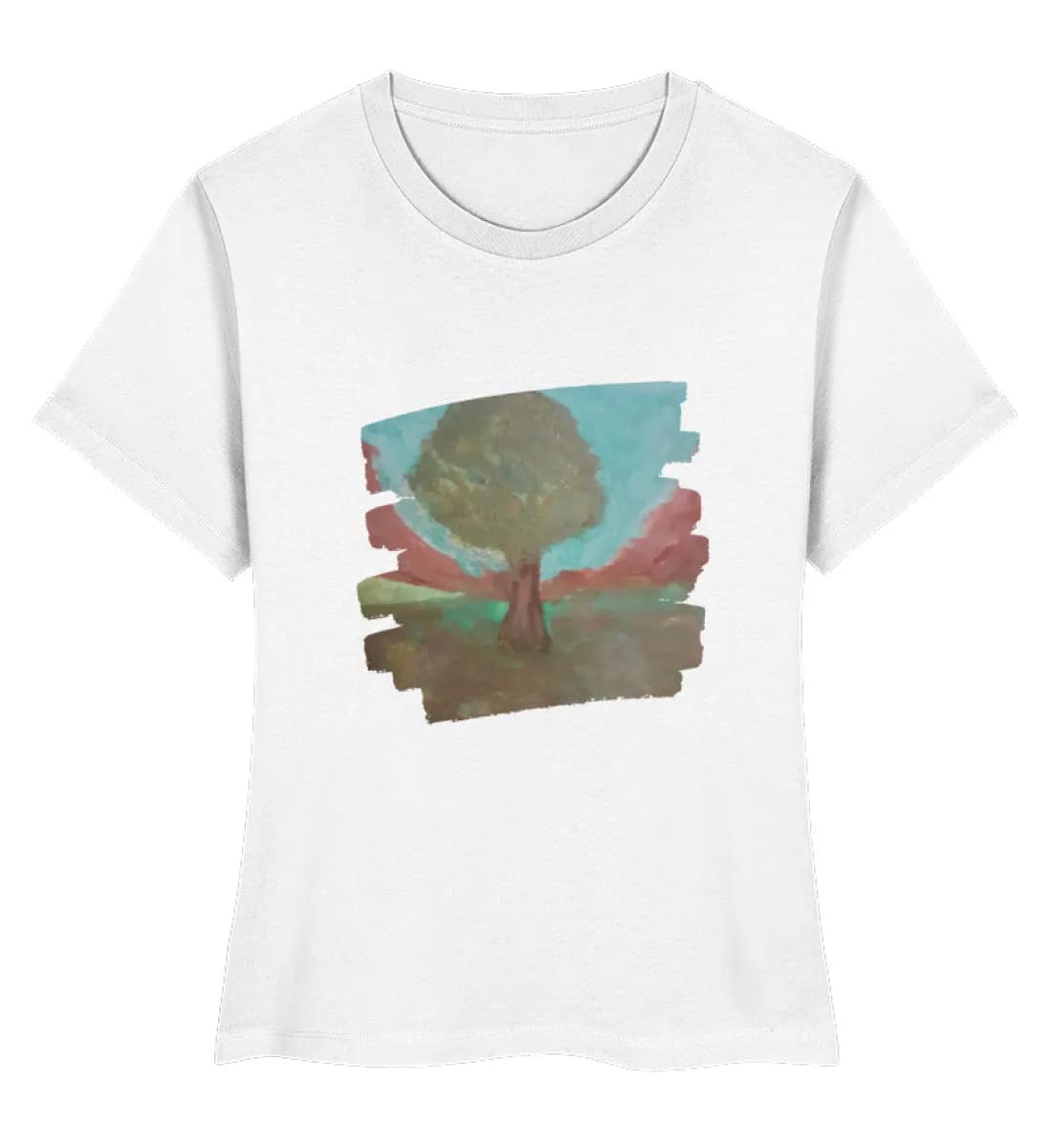 Baum im Tal - Damen Premium Bio Shirt