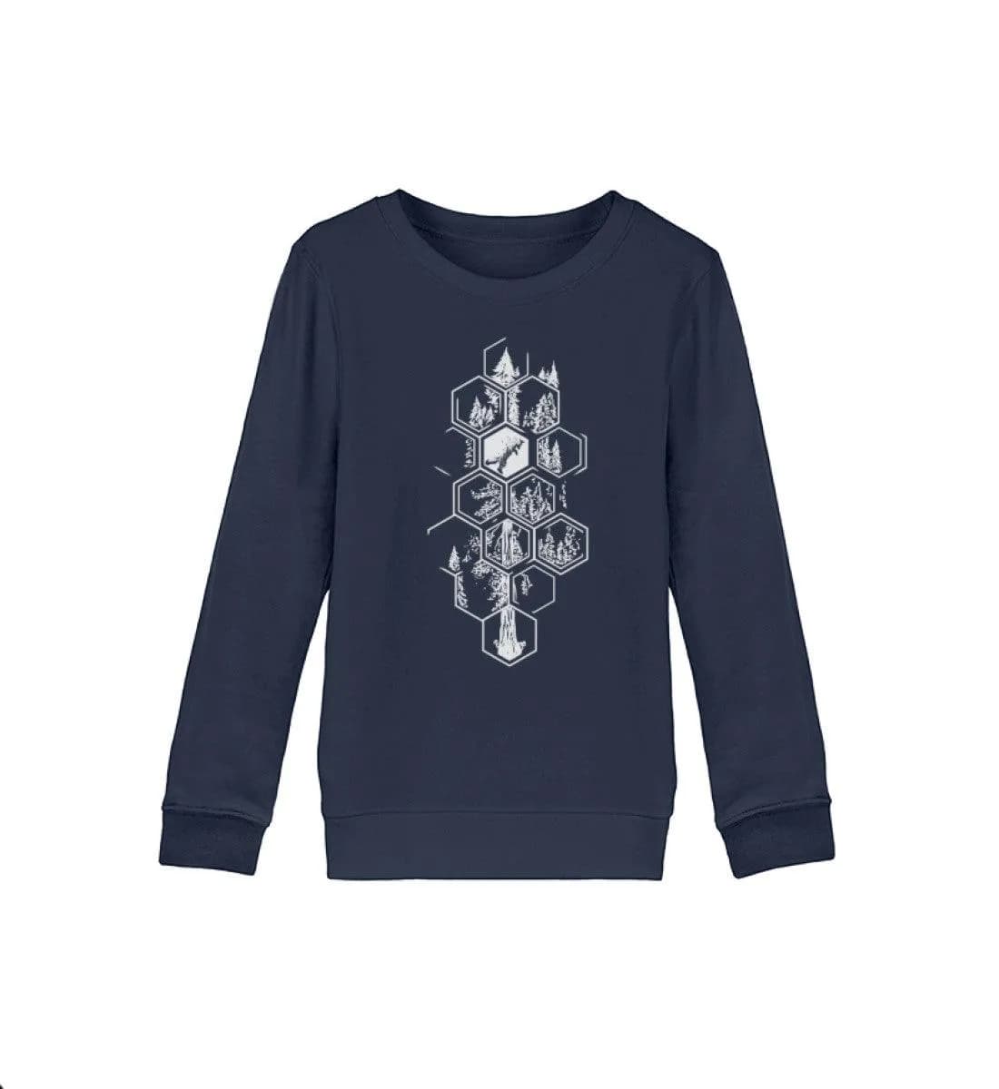 Hexagon Wald - Kinder Bio Sweatshirt