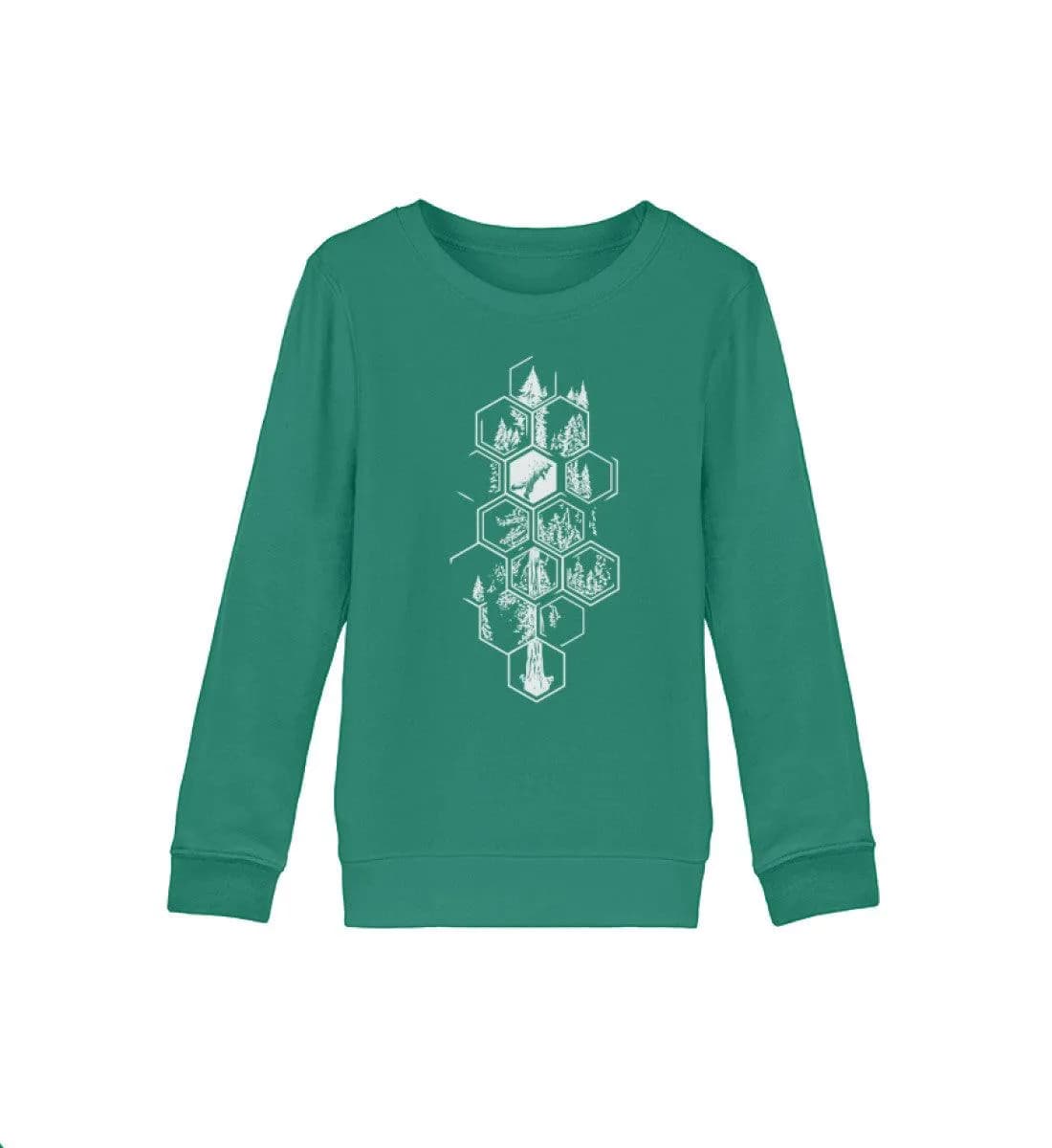 Hexagon Wald - Kinder Bio Sweatshirt