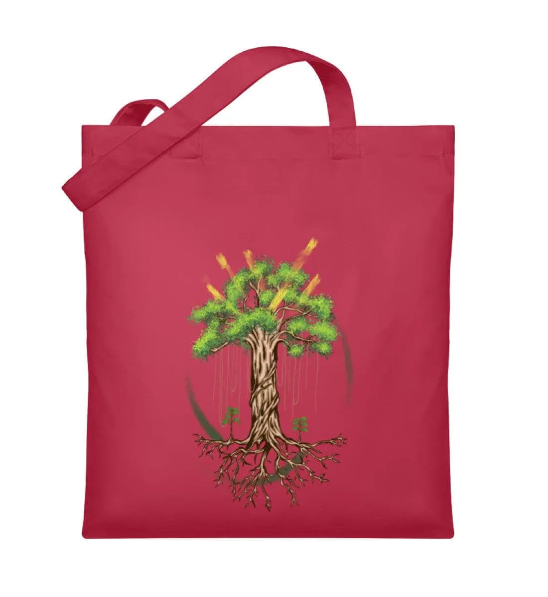Big tree shining - Organic Jutebeutel