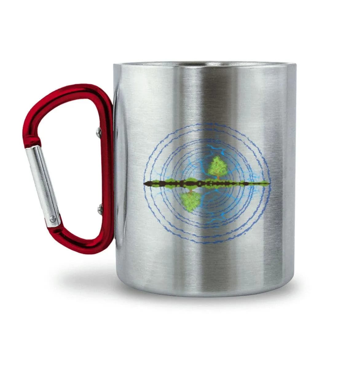 Nebulartrees - Edelstahltasse mit Karabinergriff