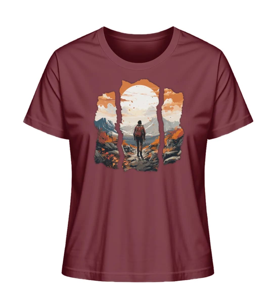 Hiking Autumn - Damen Premium Bio Shirt