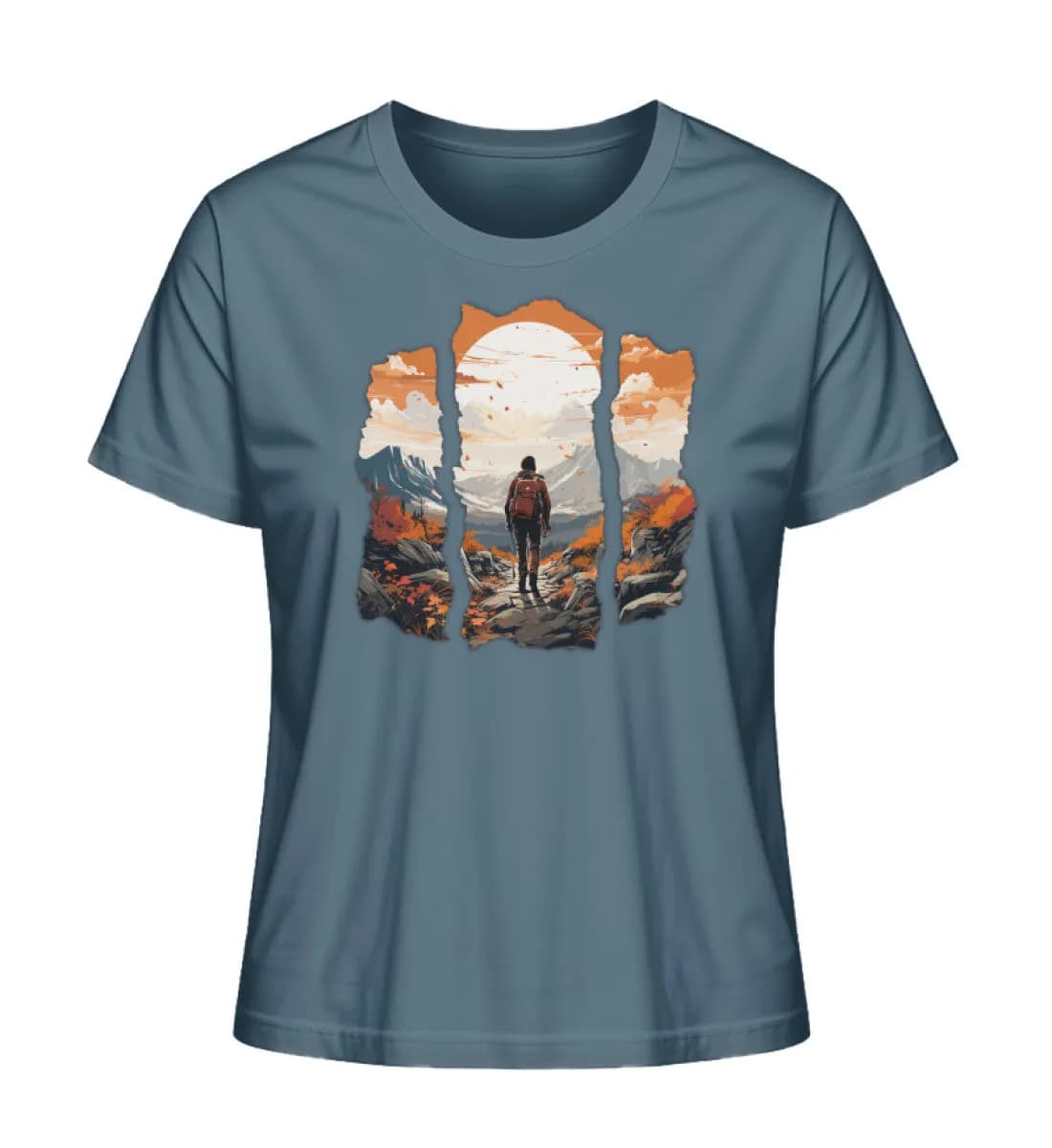 Hiking Autumn - Damen Premium Bio Shirt
