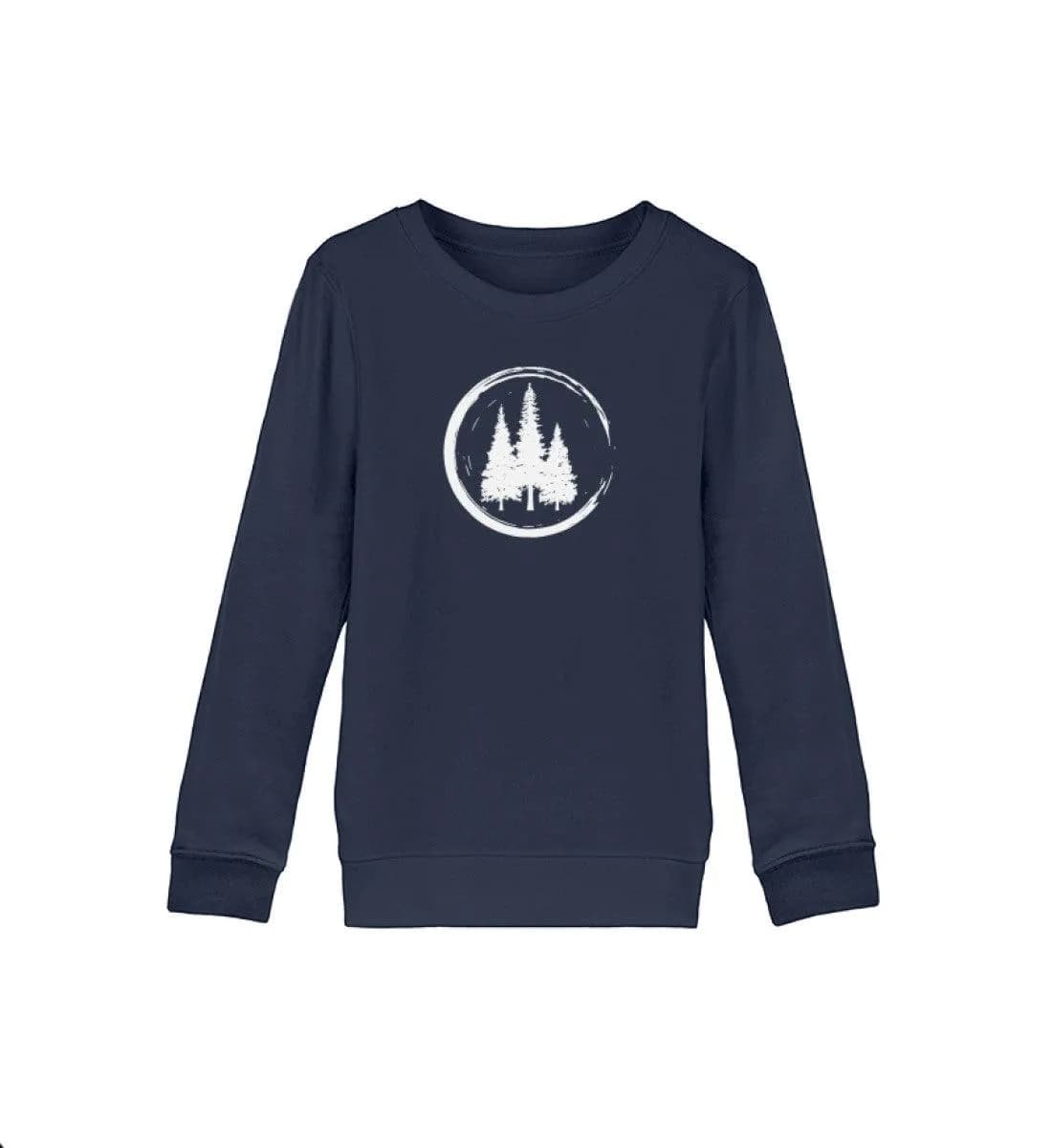 Drei Bäume im Kreis - Kinder Bio Sweatshirt