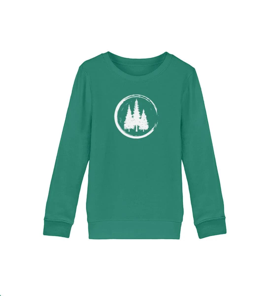 Drei Bäume im Kreis - Kinder Bio Sweatshirt