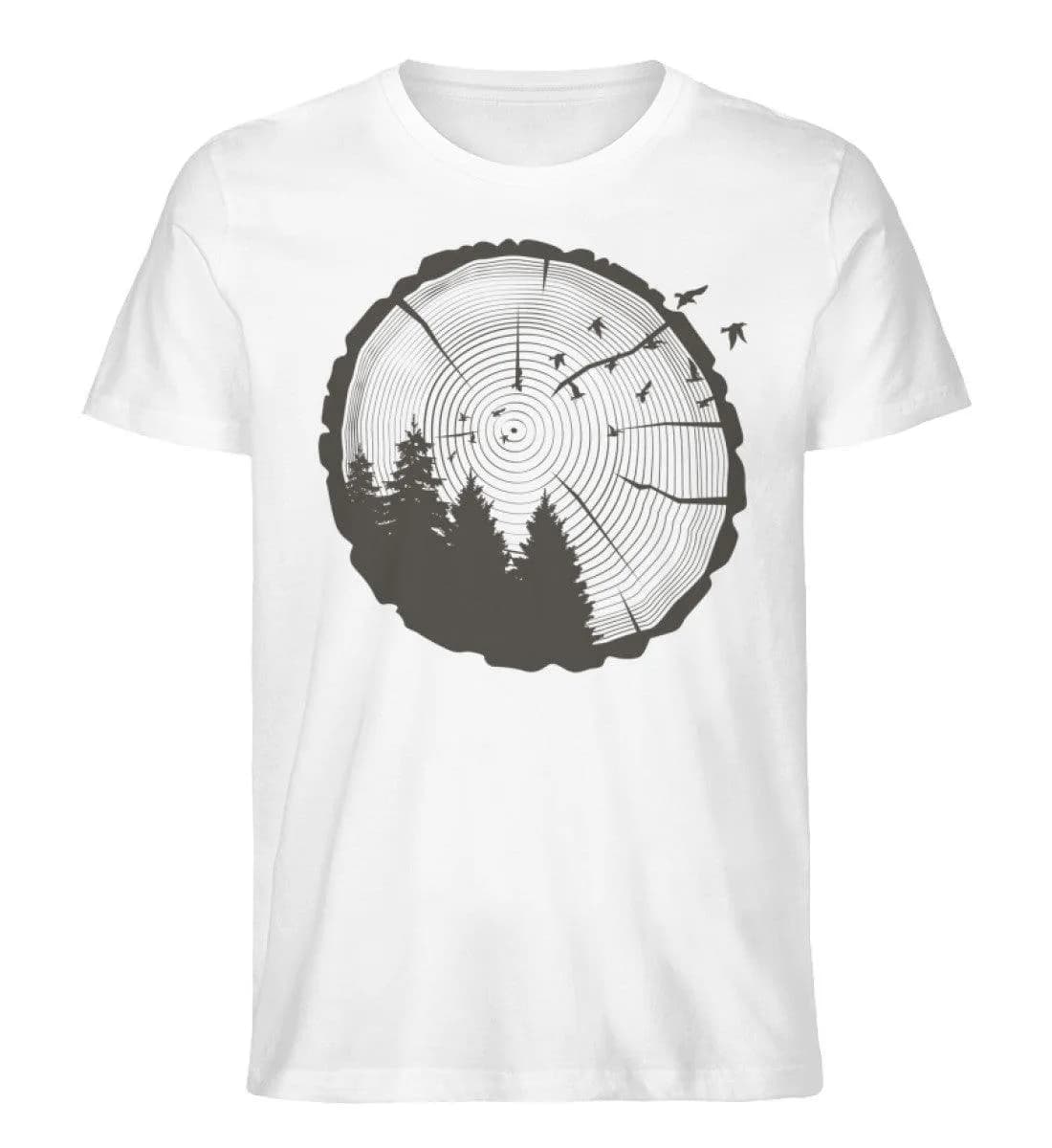 Wald im Stamm - Herren Premium Bio Shirt
