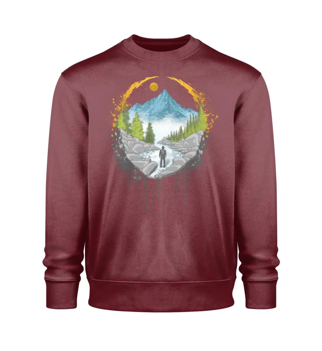 Mountain Path - Unisex Bio Sweatshirt