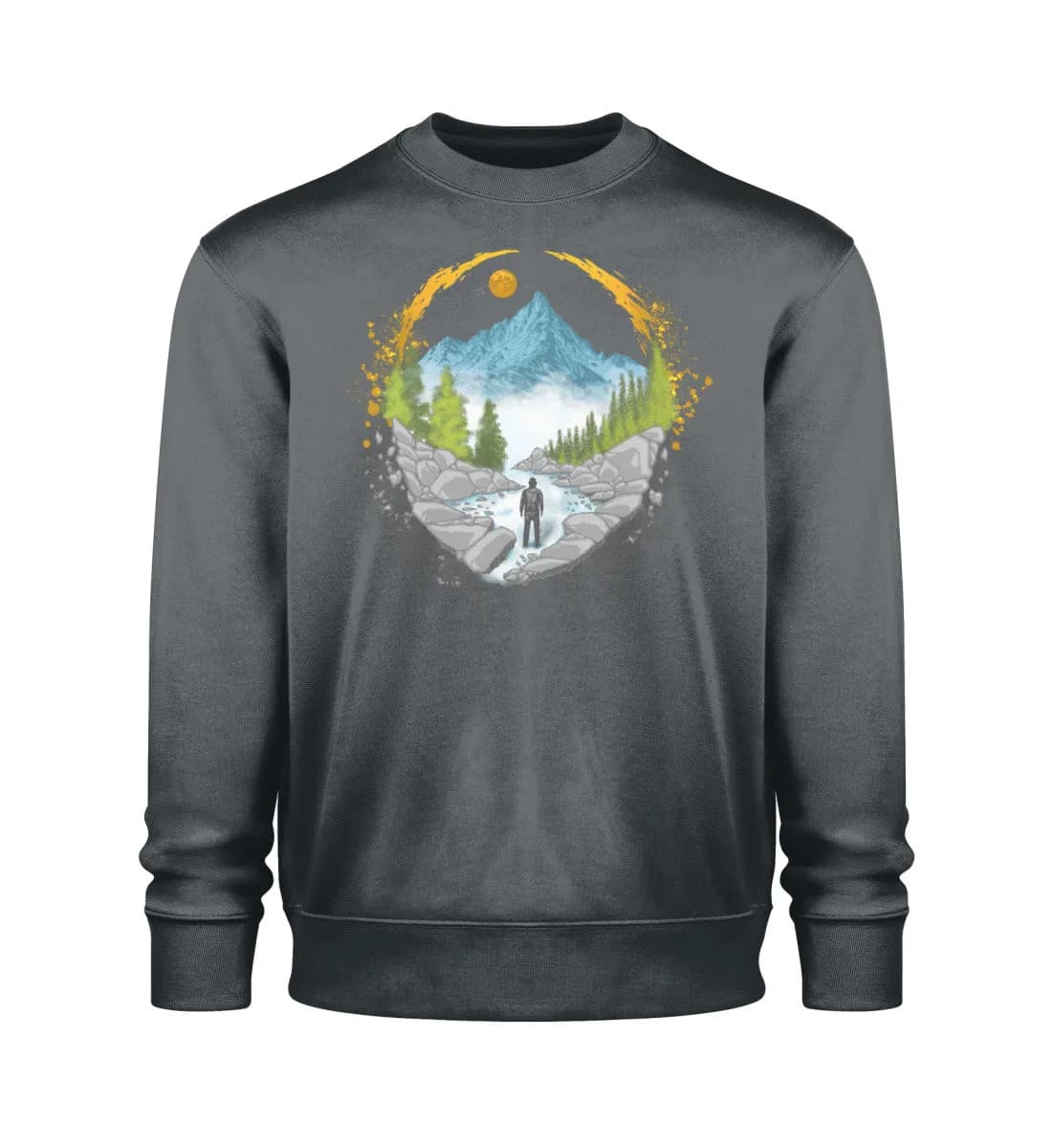 Mountain Path - Unisex Bio Sweatshirt