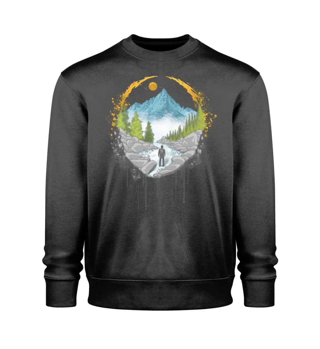 Mountain Path - Unisex Bio Sweatshirt