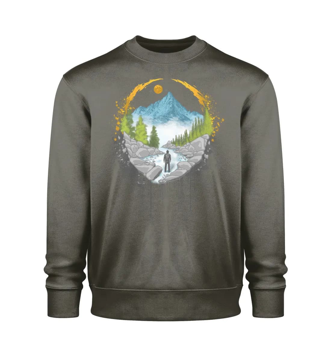 Mountain Path - Unisex Bio Sweatshirt