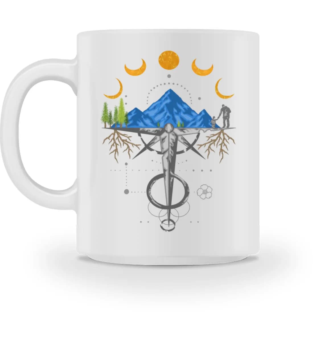 Harmonie der Berge - Tasse