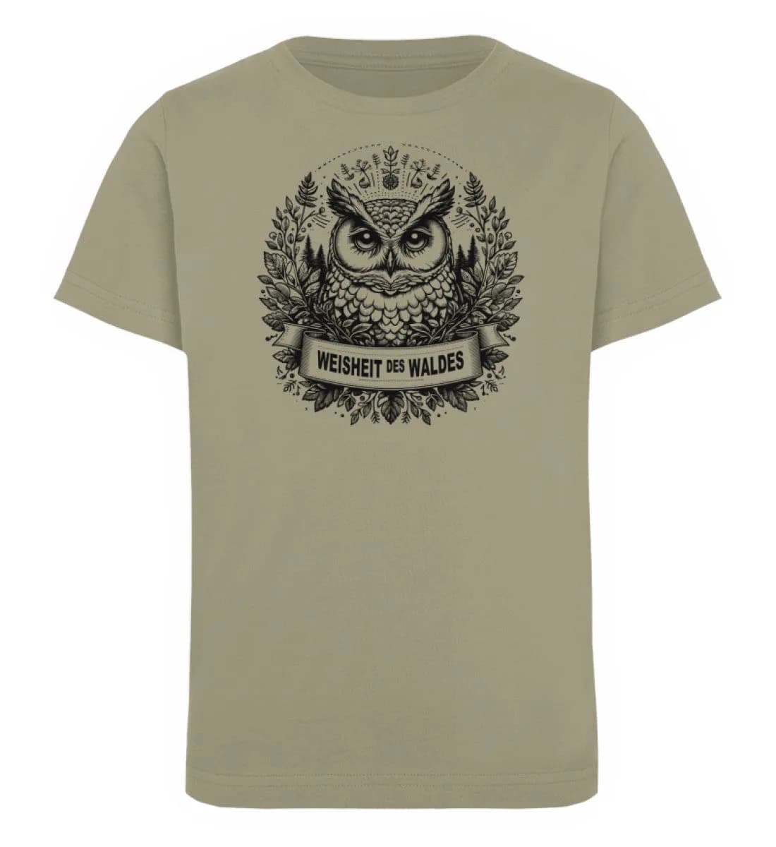 Weisheit des Waldes - Kinder Bio T-Shirt
