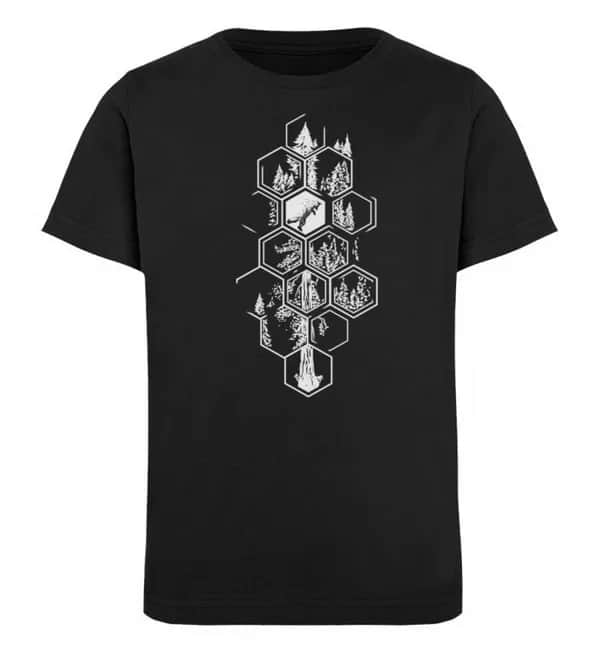 Hexagon Wald - Kinder Bio T-Shirt