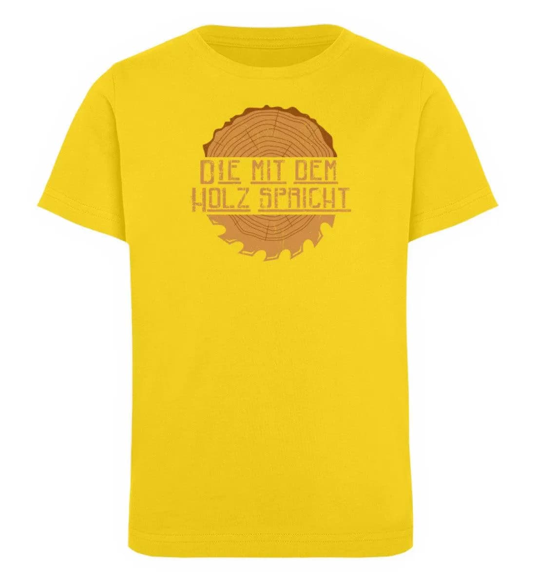 Die mit dem Holz spricht - Kinder Bio T-Shirt
