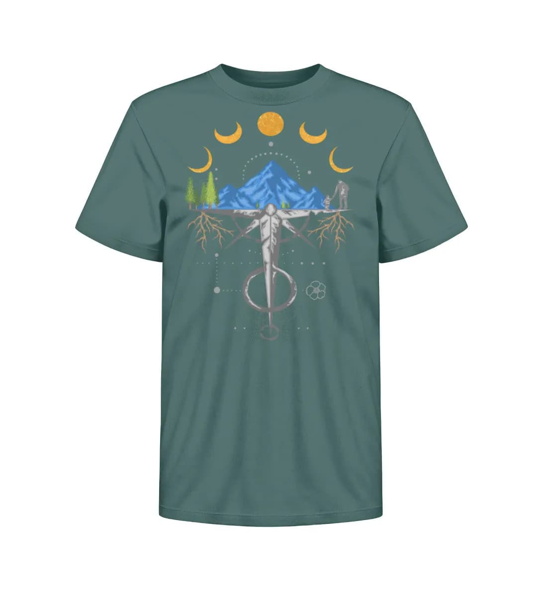 Harmonie der Berge - Kinder Bio T-Shirt