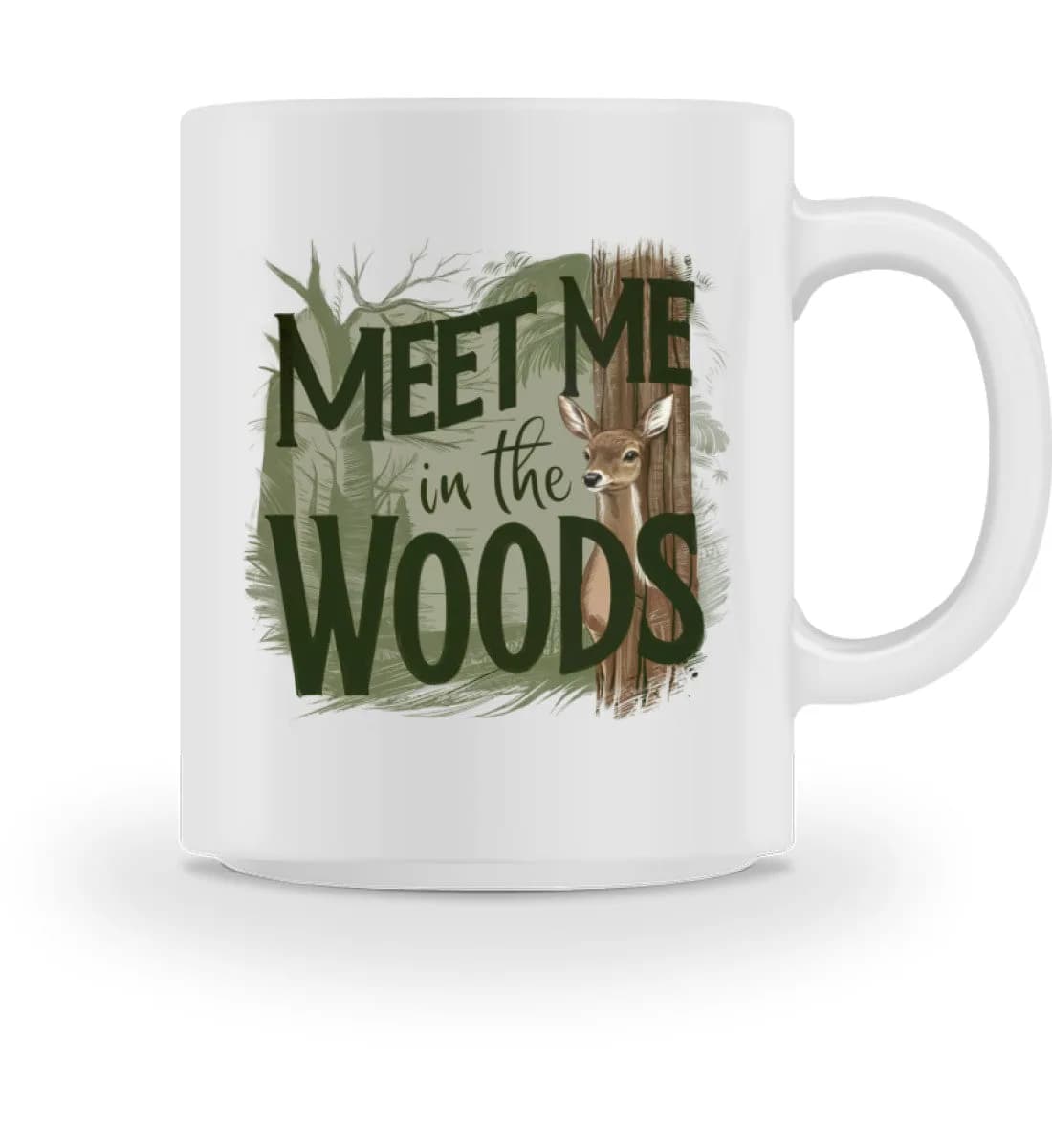 Meet me in the woods deer - Tasse