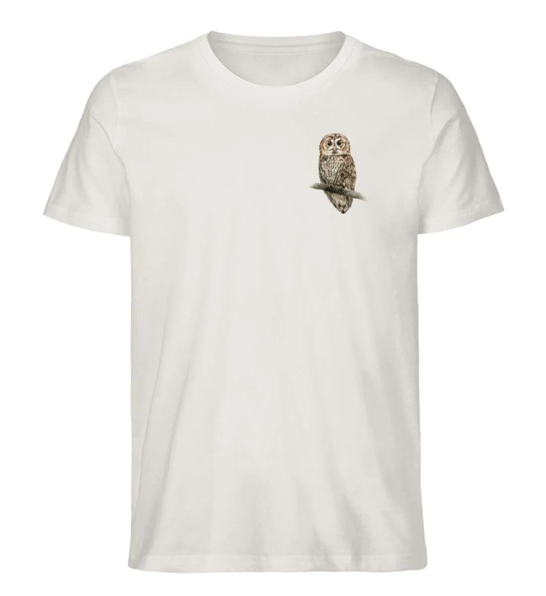 Owl Watercolor - Herren Premium Bio Shirt