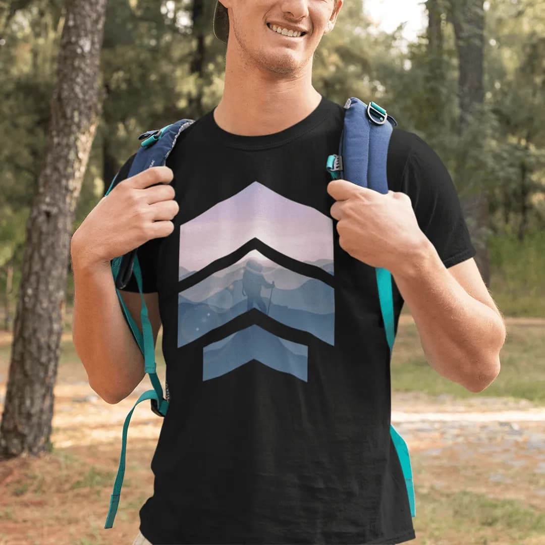 Hiking Arrow - Herren Premium Bio Shirt