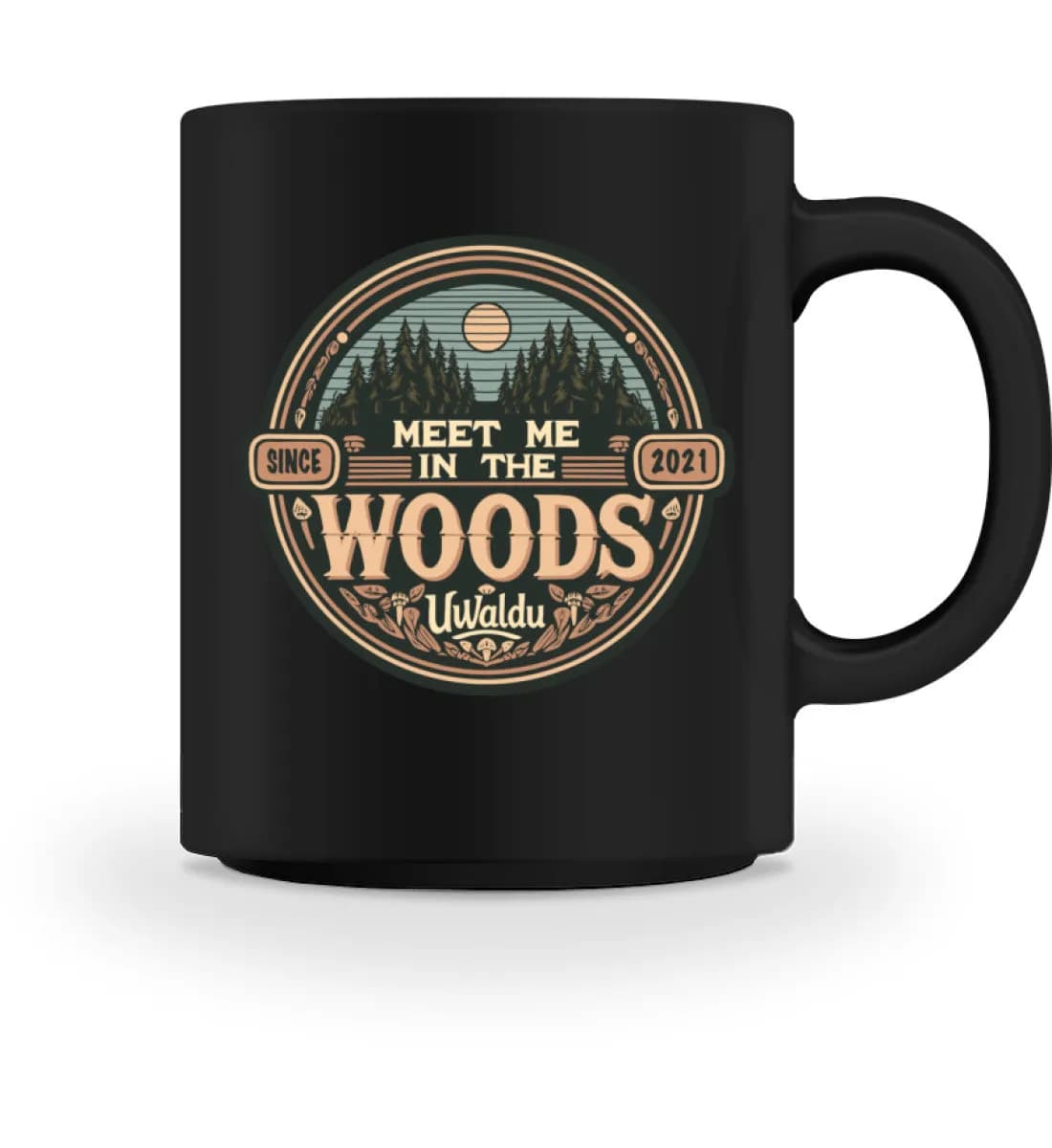 Meet me in the Woods round - Tasse