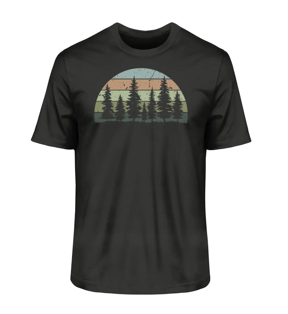 Wald Retro - Herren Premium Bio Shirt