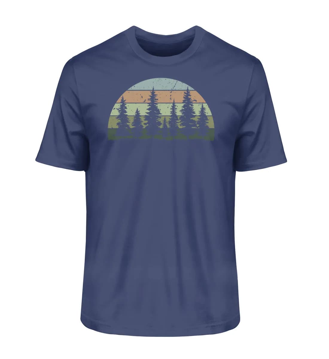 Wald Retro - Herren Premium Bio Shirt