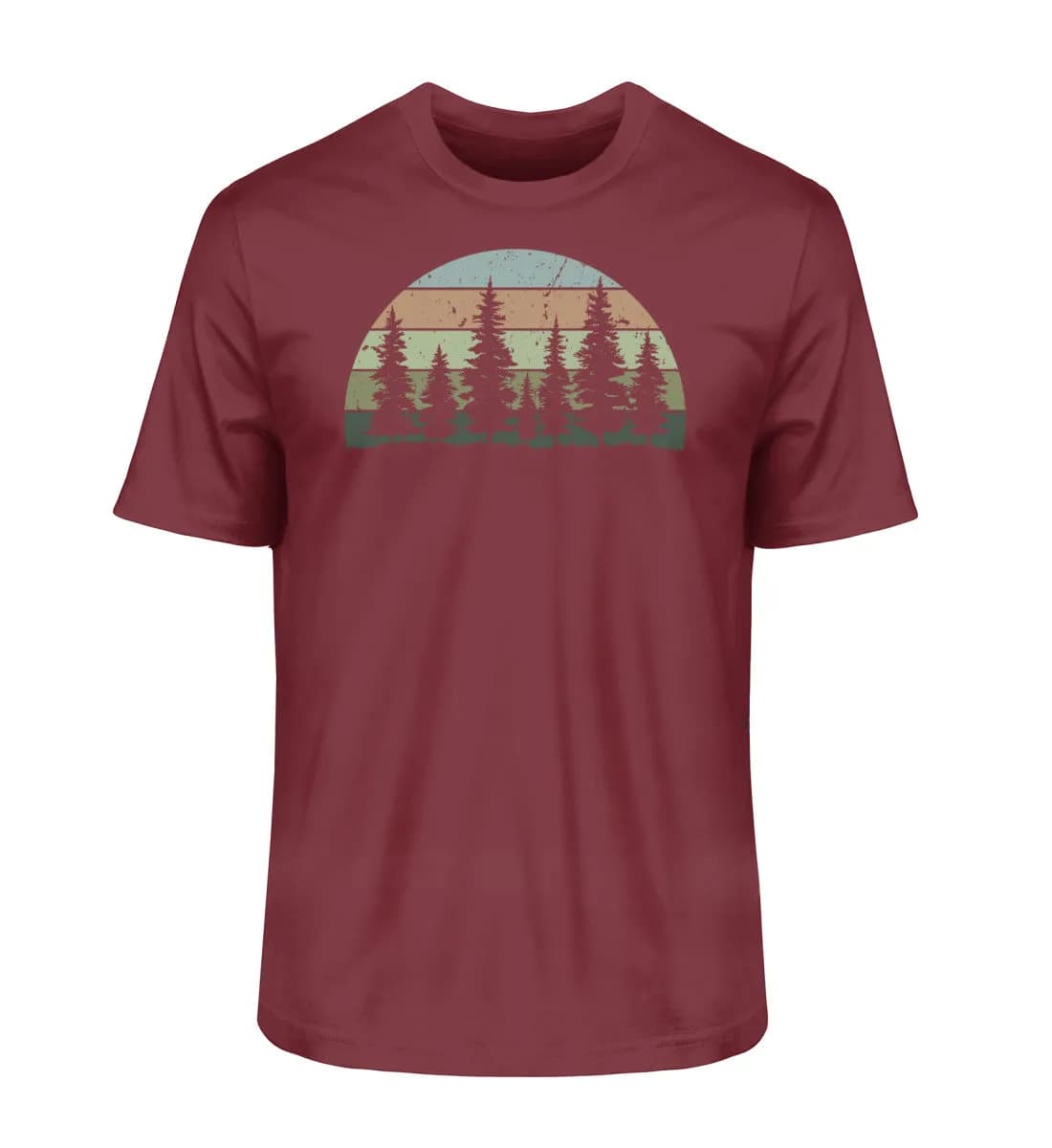 Wald Retro - Herren Premium Bio Shirt