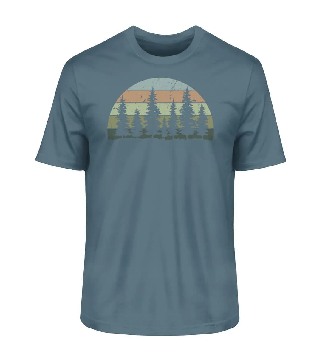 Wald Retro - Herren Premium Bio Shirt