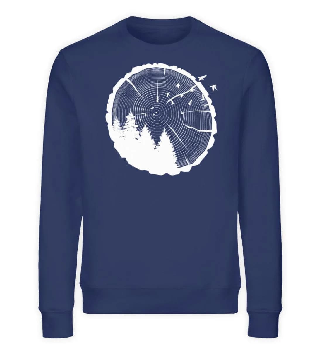 Wald im Stamm - Unisex Bio Sweatshirt
