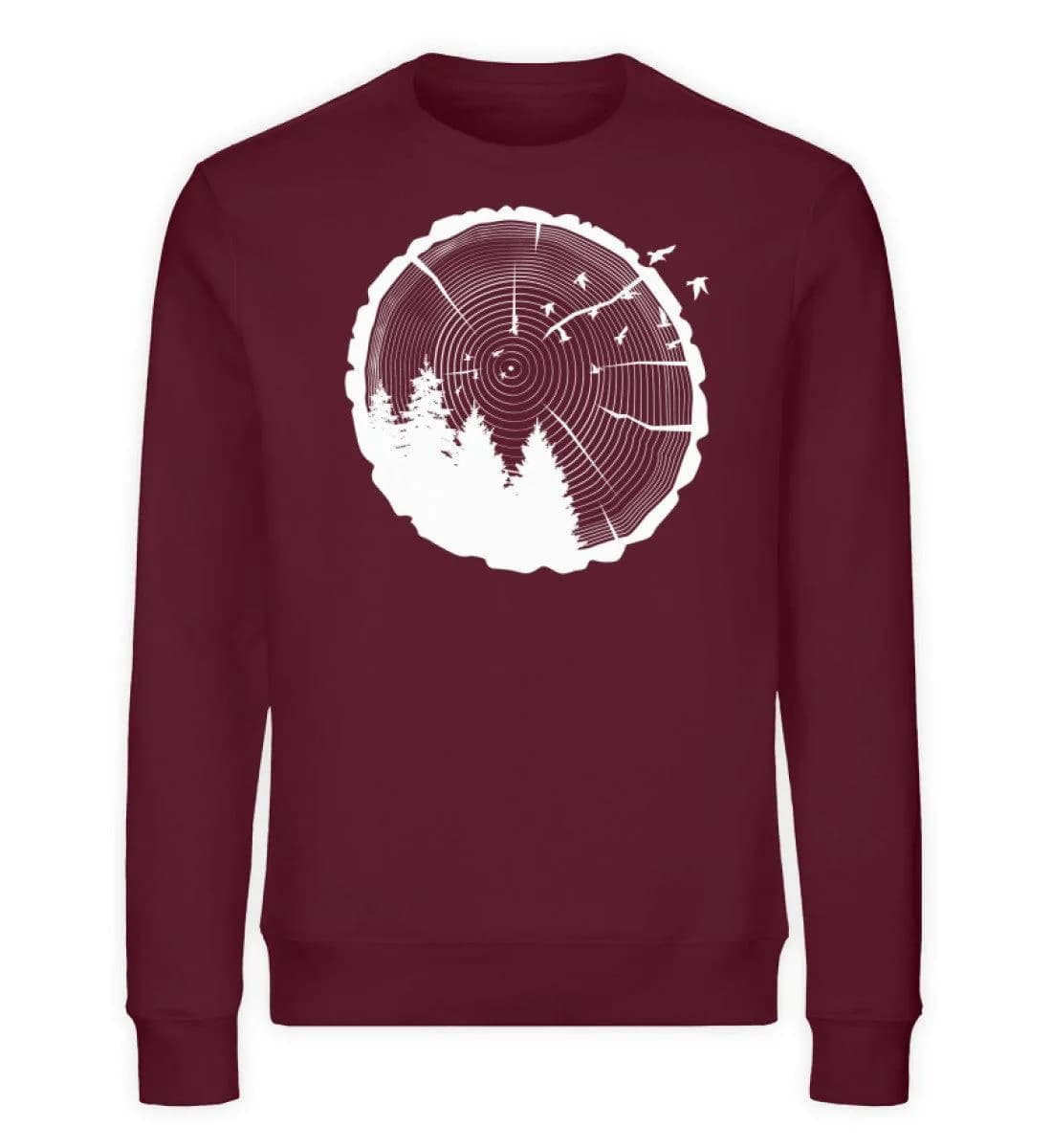 Wald im Stamm - Unisex Bio Sweatshirt
