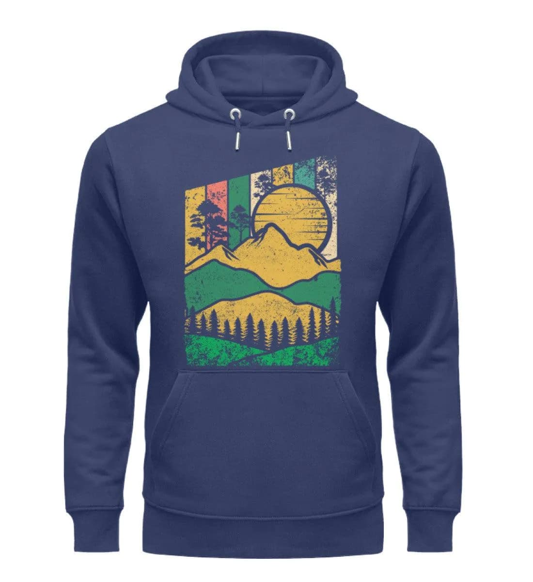 Berg Wald Sonne - Unisex Premium Bio Hoodie
