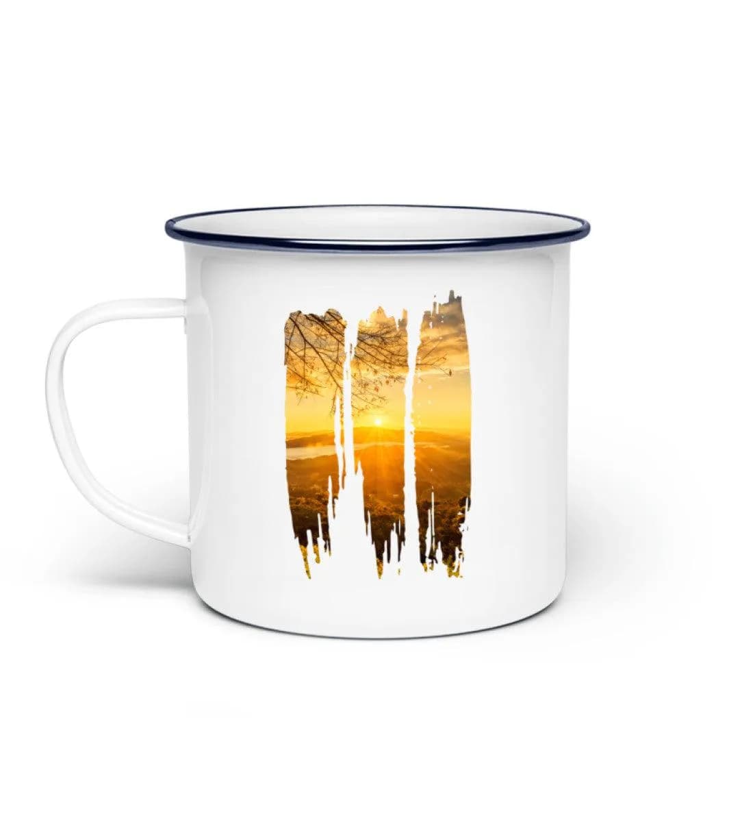 Lovely Nature Brush 2 - Emaille Tasse