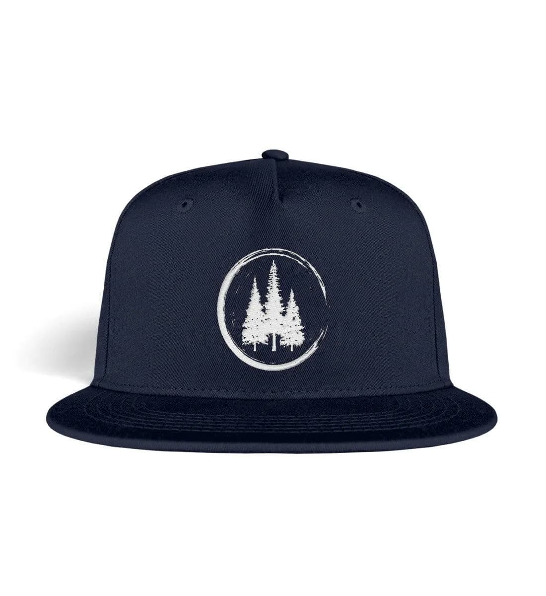 Drei Bäume im Kreis - Snapback Cap mit Stick