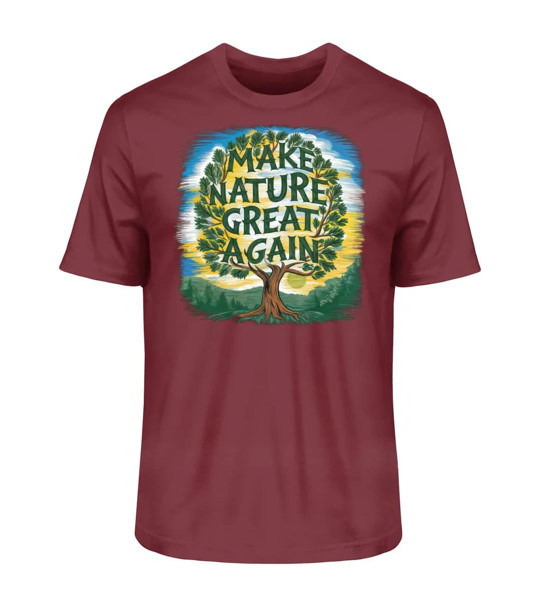 Make Nature great again Tree - Herren Premium Bio Shirt
