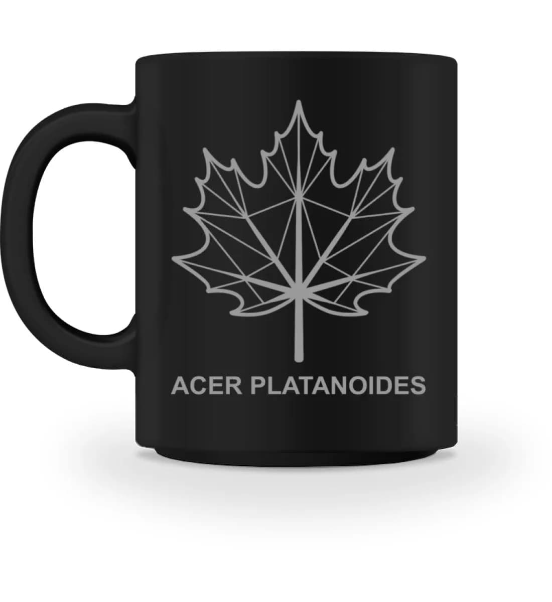 Spitzahornblatt Linien - Tasse