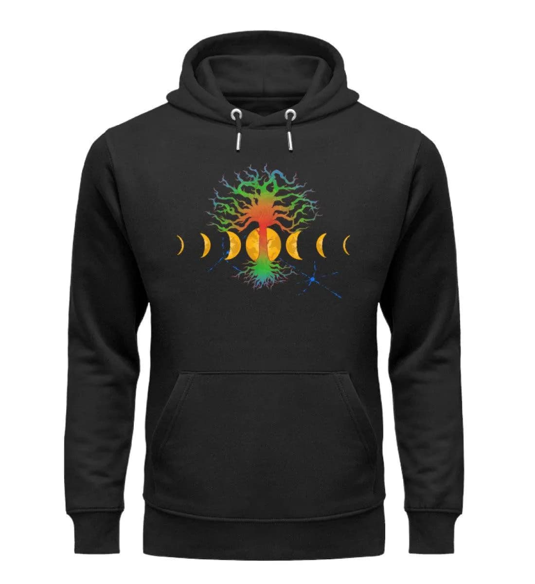 Hot Tree with moonphases - Unisex Premium Bio Hoodie