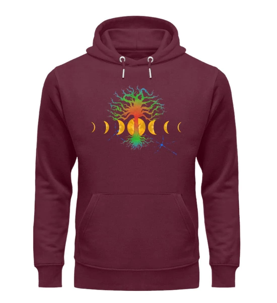 Hot Tree with moonphases - Unisex Premium Bio Hoodie
