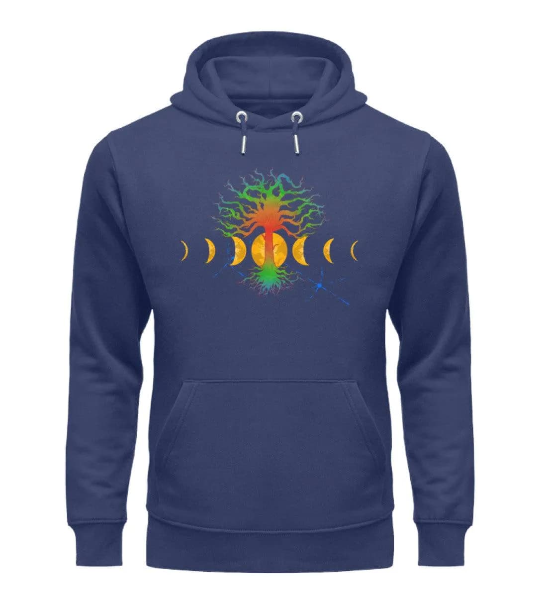 Hot Tree with moonphases - Unisex Premium Bio Hoodie