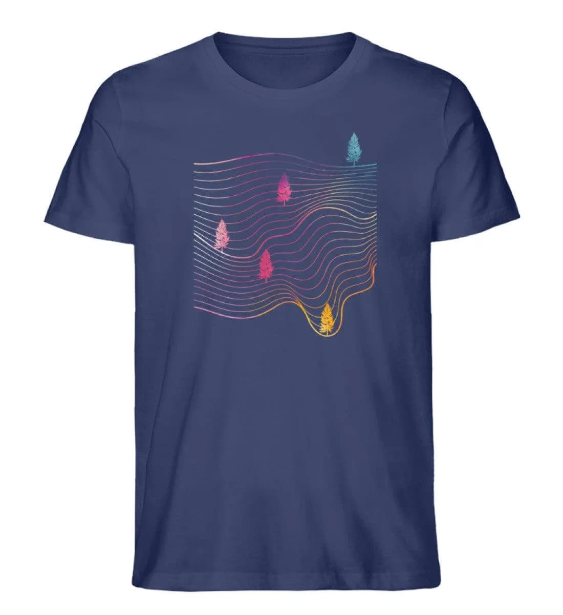 Sweeping Lines - Herren Premium Bio Shirt