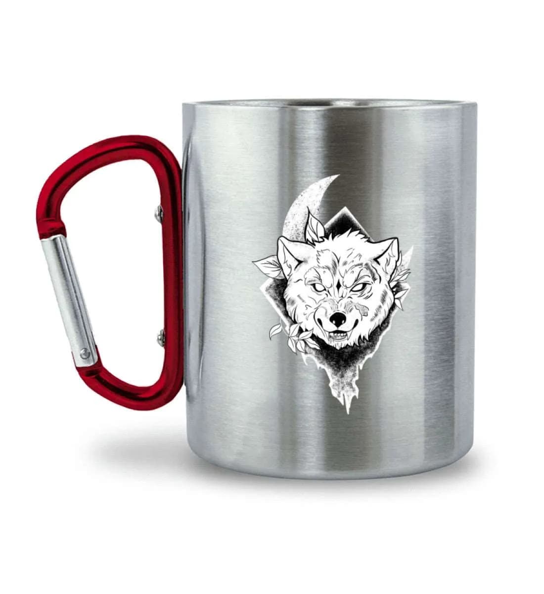 Bad wolf - Edelstahltasse mit Karabinergriff