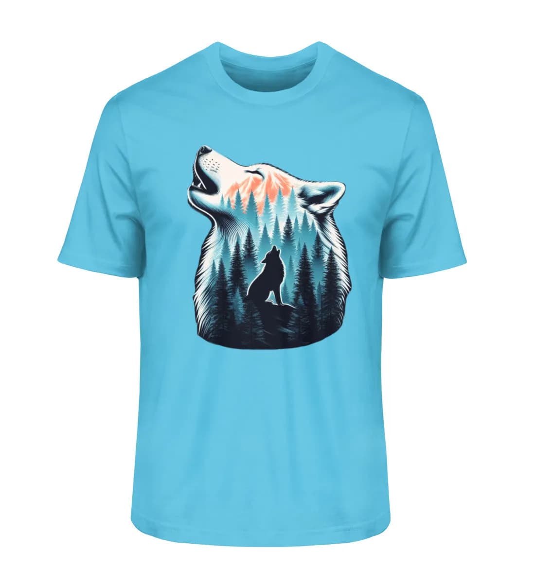 Einsamer Wolf - Herren Premium Bio Shirt