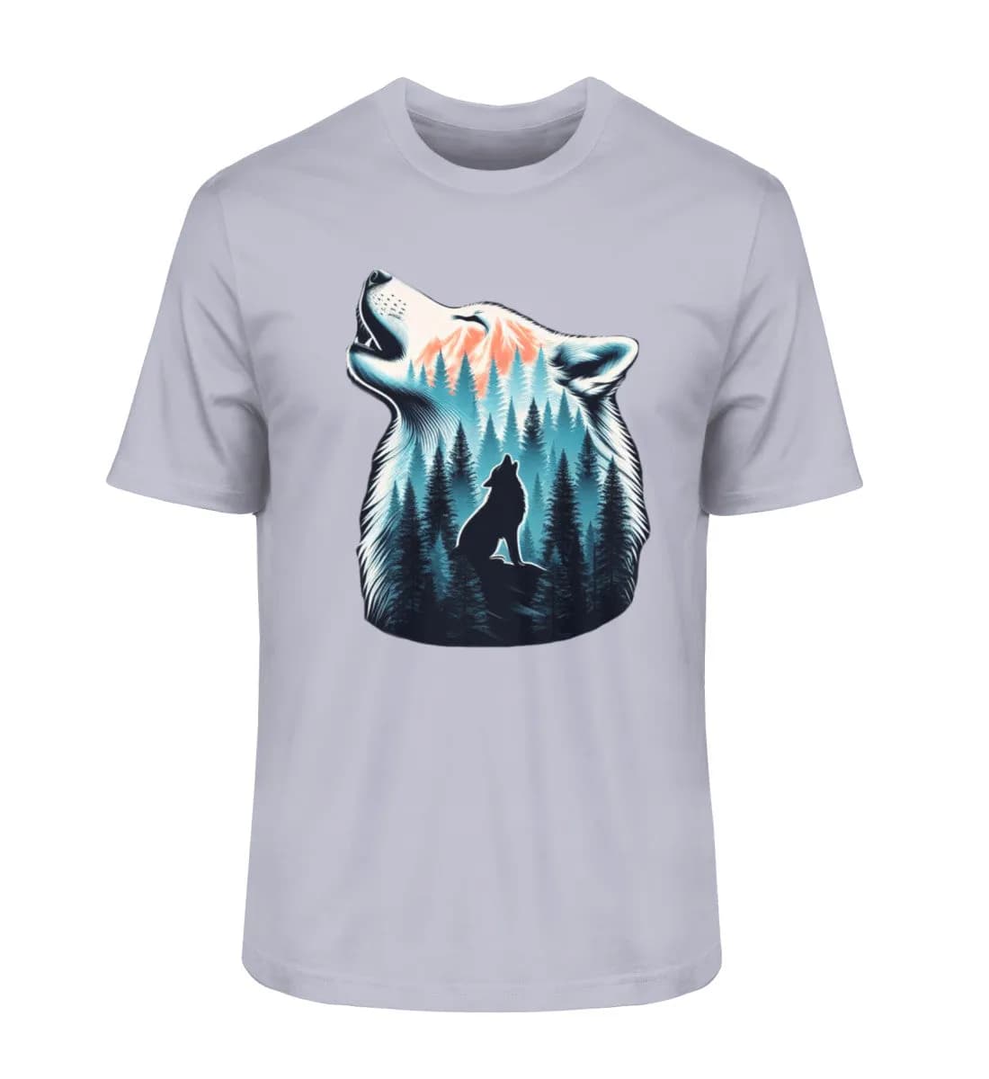 Einsamer Wolf - Herren Premium Bio Shirt