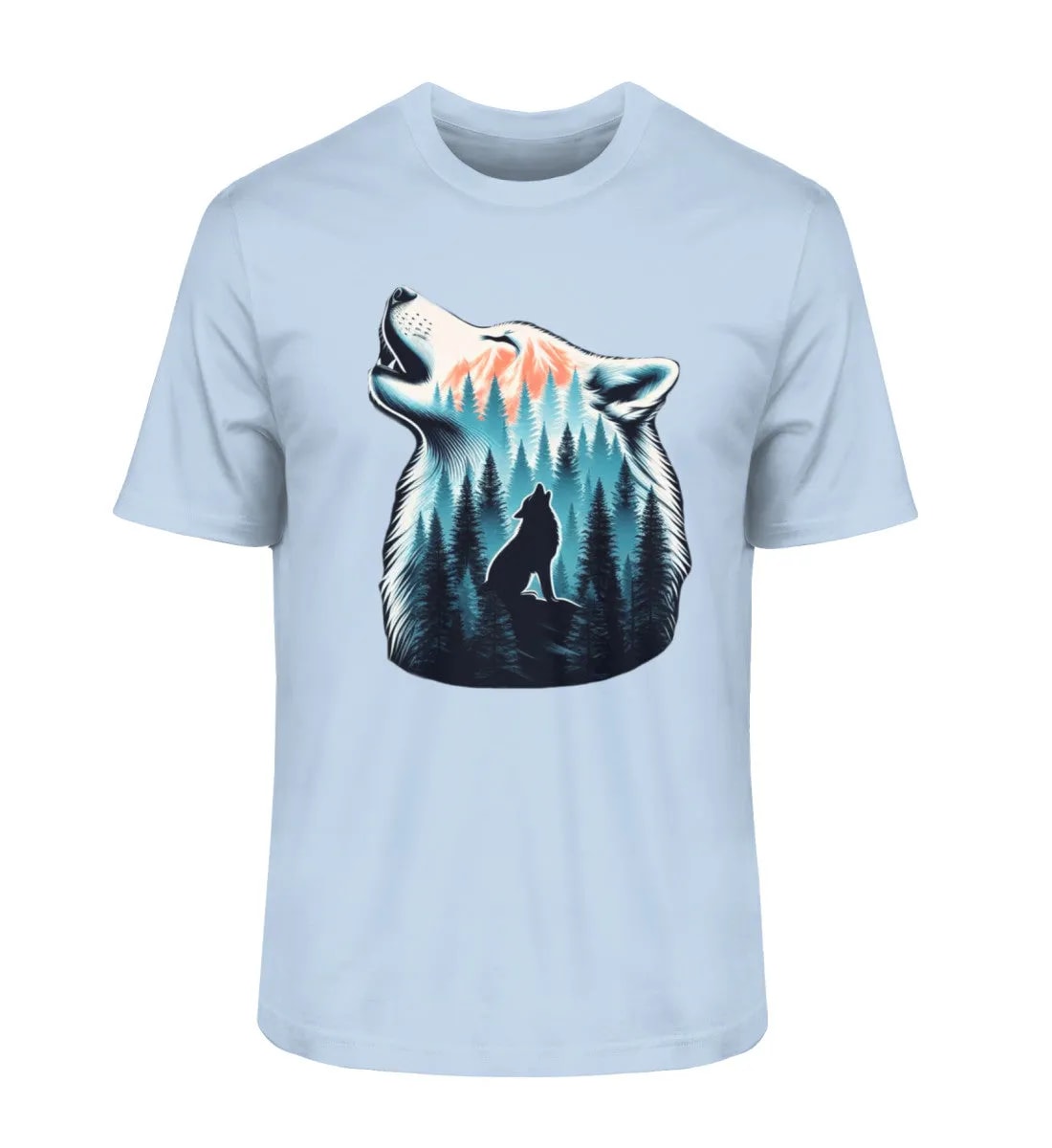 Einsamer Wolf - Herren Premium Bio Shirt