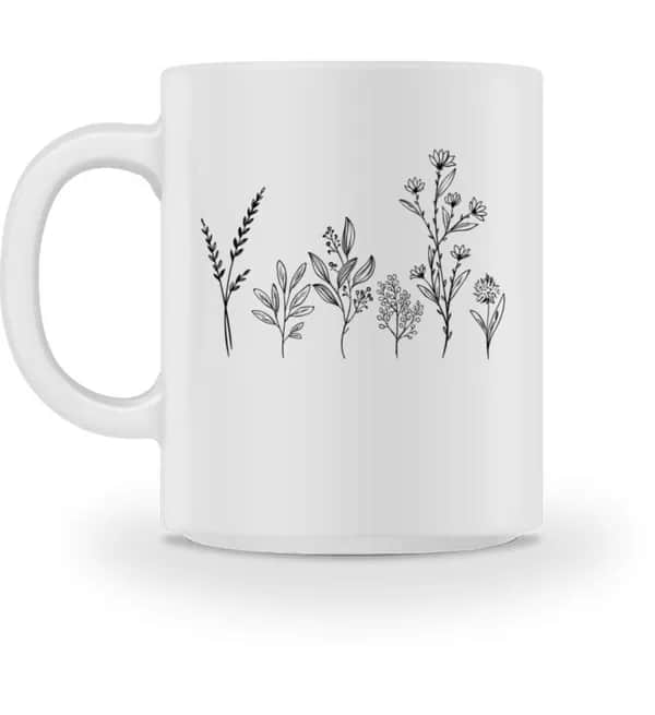 Blumen - Tasse