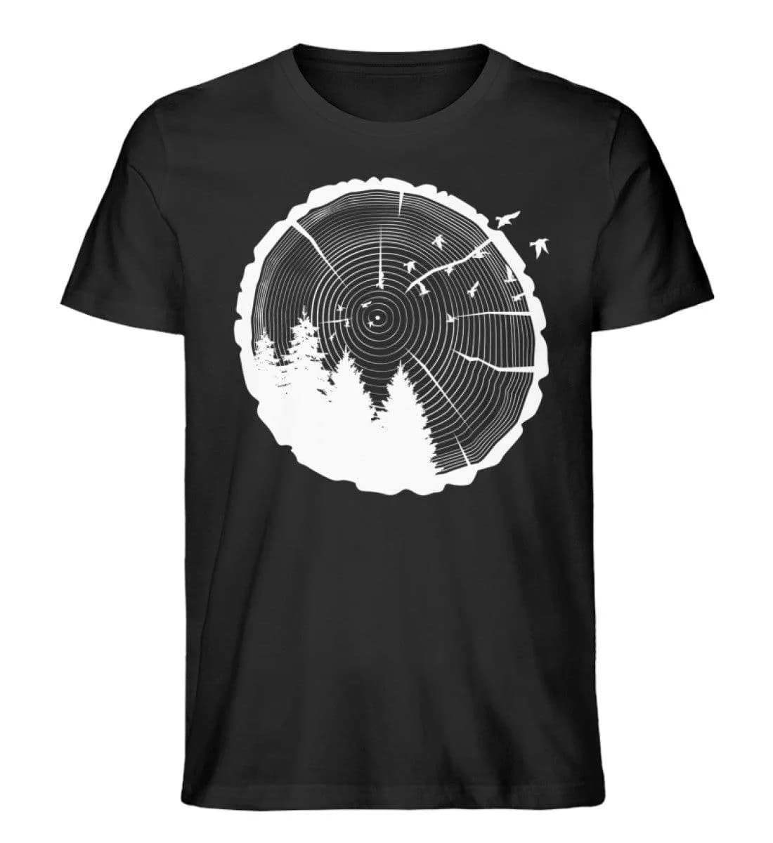 Wald im Stamm - Herren Premium Bio Shirt