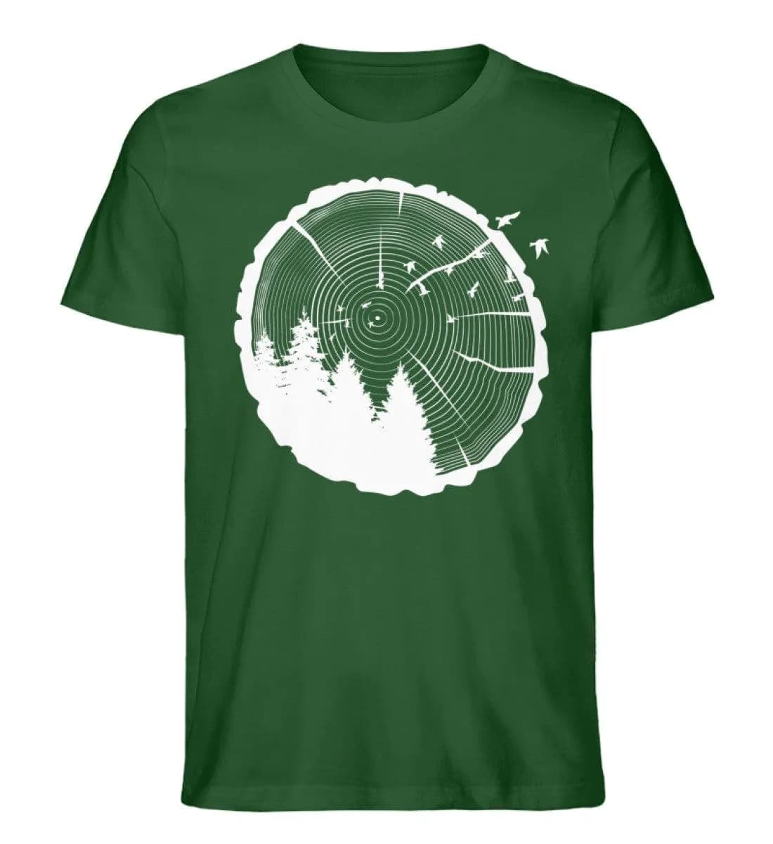 Wald im Stamm - Herren Premium Bio Shirt