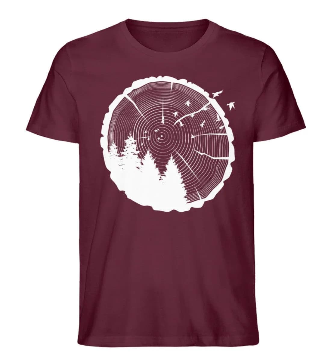 Wald im Stamm - Herren Premium Bio Shirt