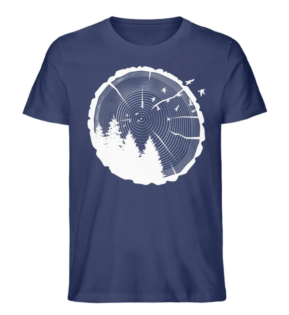 Wald im Stamm - Herren Premium Bio Shirt