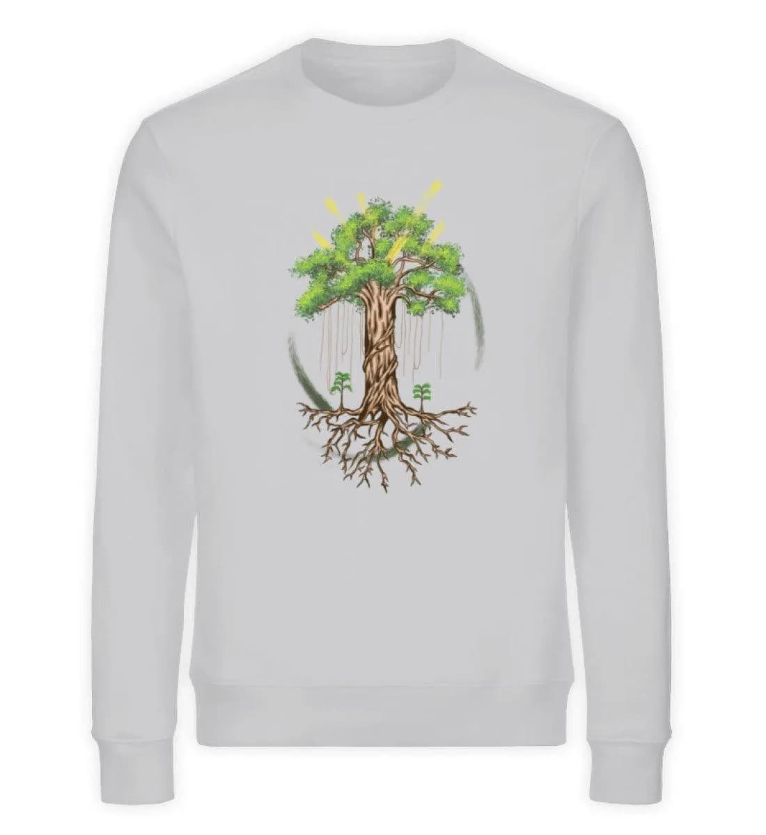 Big tree shining - Unisex Bio Sweatshirt