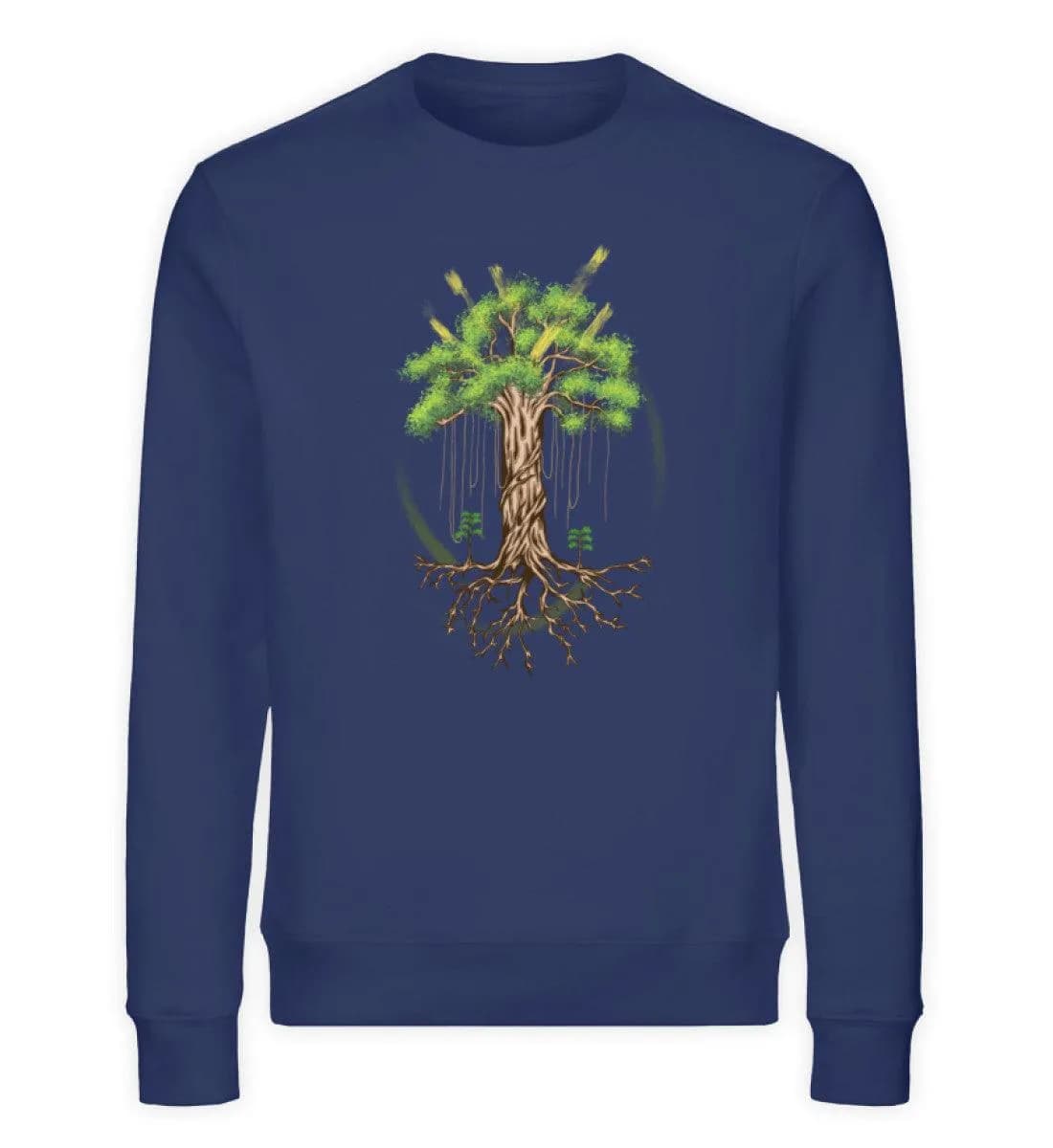 Big tree shining - Unisex Bio Sweatshirt